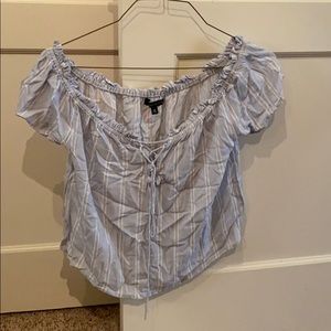Off the shoulder blouse top